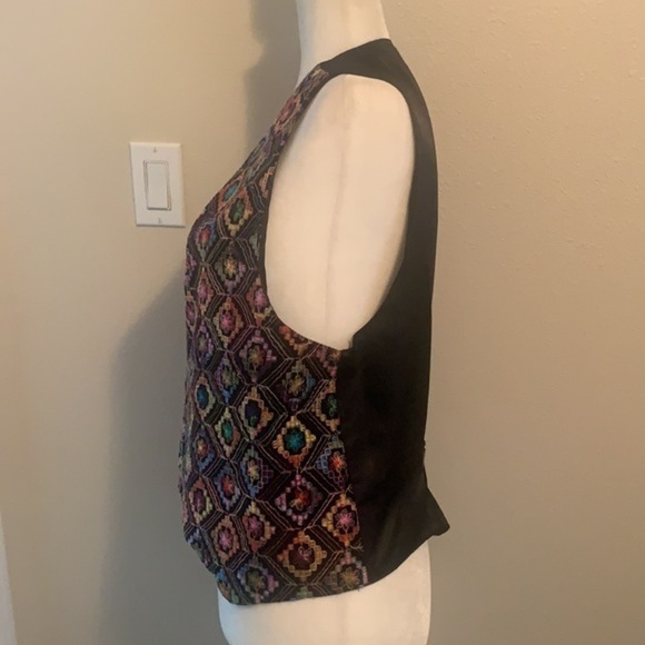 Santa Fe Duds vintage embroidered western vest one size fits all - Picture 3 of 10